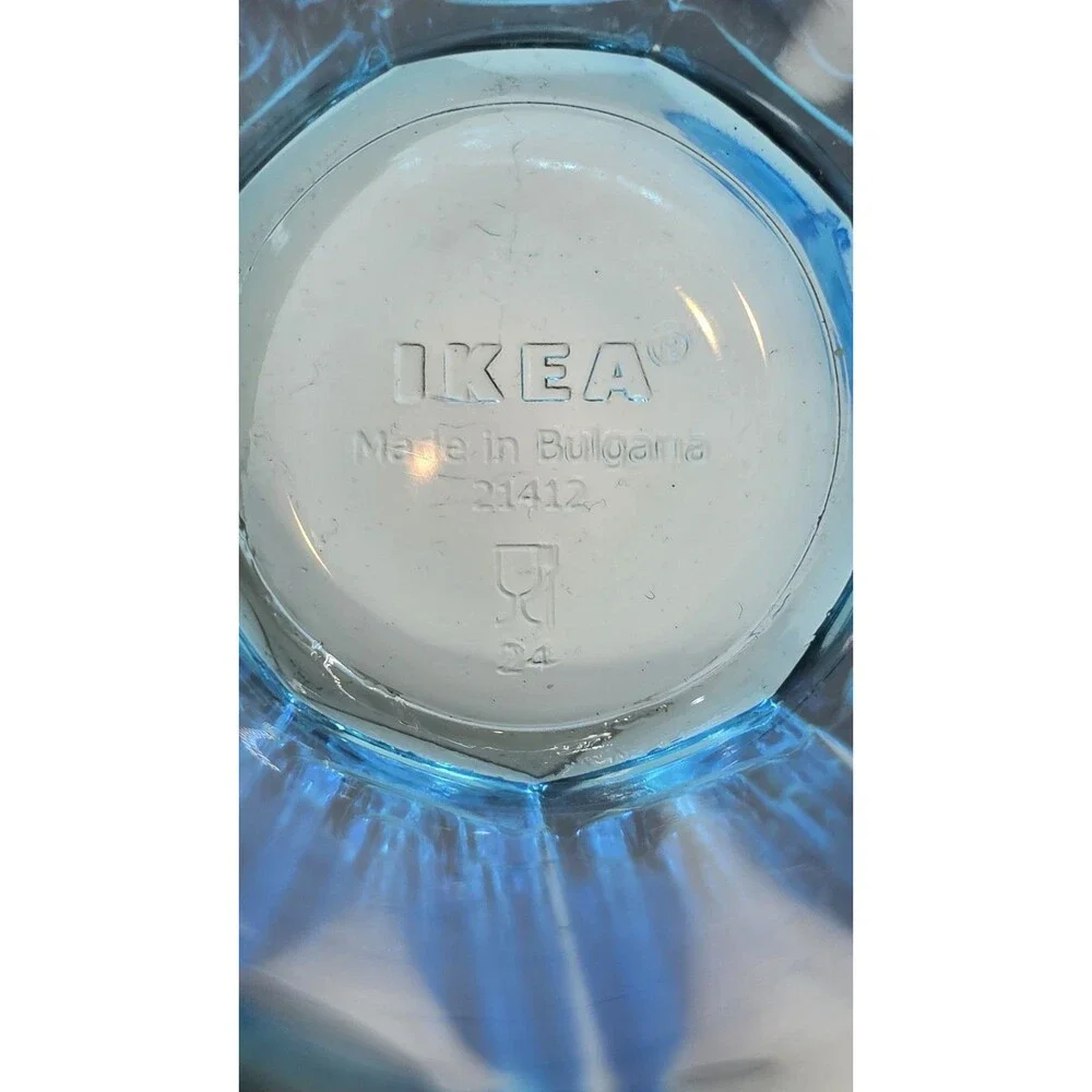 IKEA Pokal Tumbler Teal Green Drinking Glasses 12 oz Set of 4 (21412) Bulgaria